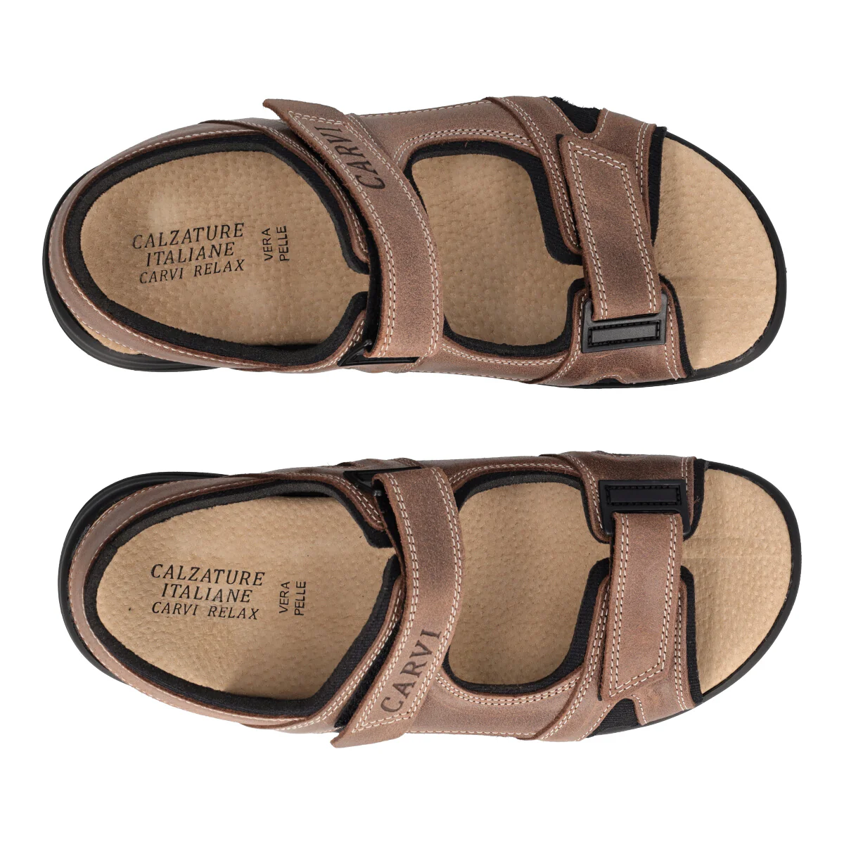 Sandali Uomo Marroni in Pelle - Image 5