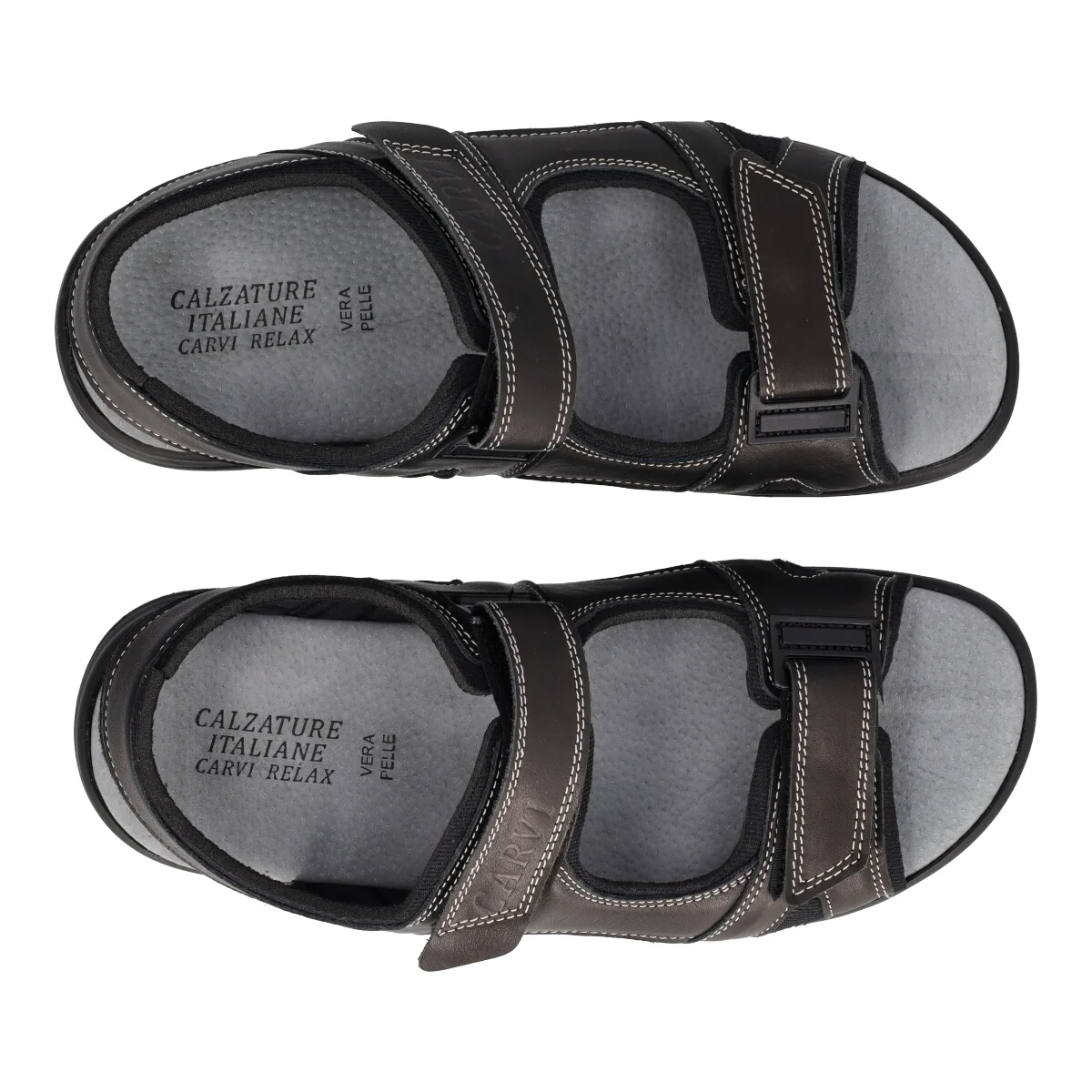 Sandali Uomo Neri in Pelle - Image 5